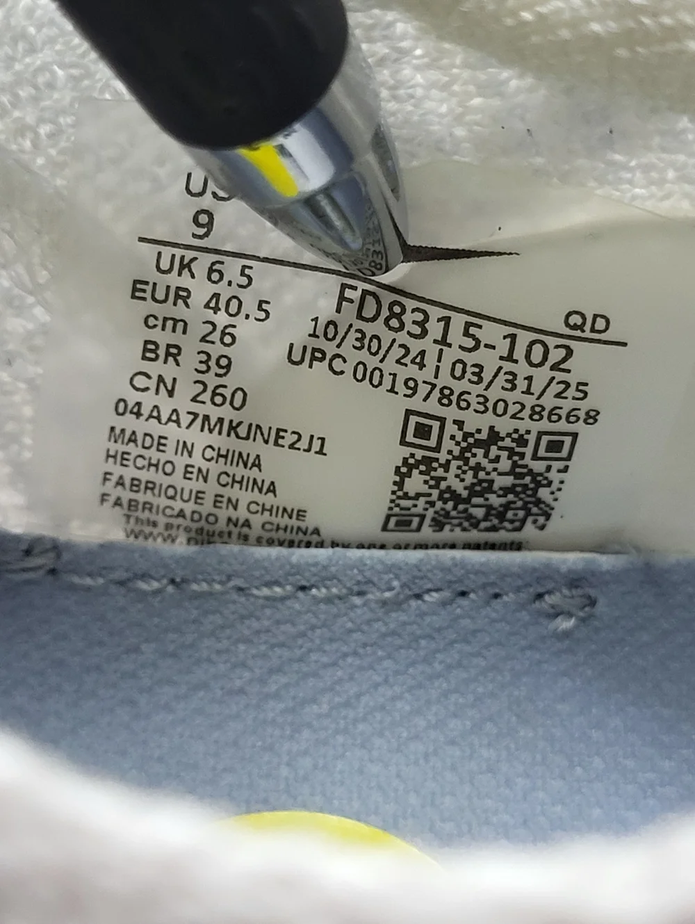 Nike Air Zoom Alphafly Next% 3 White Obsidian FD8315-102 Womens Size 9 Shoes New - Picture 8 of 8